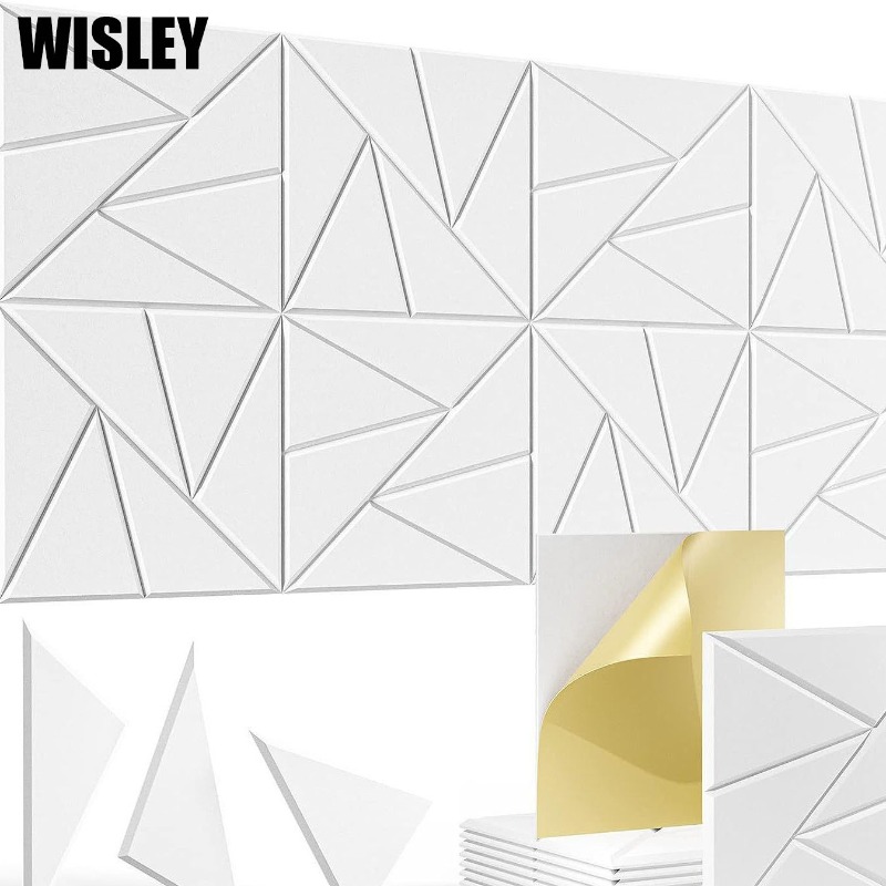 Home Cinema Furniture - 12pcs High-Density Acoustic Foam Panels Soundproof