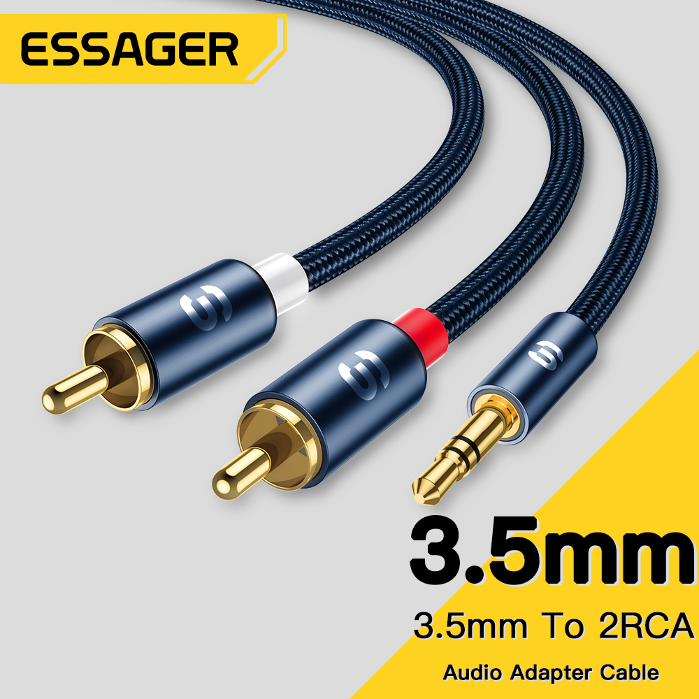 Home Cinema Furniture - Essager Audio Cables 3.5mm Jack to
