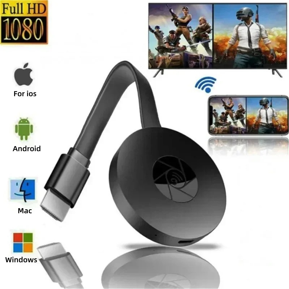 Home Cinema Projector Screen - Wireless TV Stick Video Receiver Portable