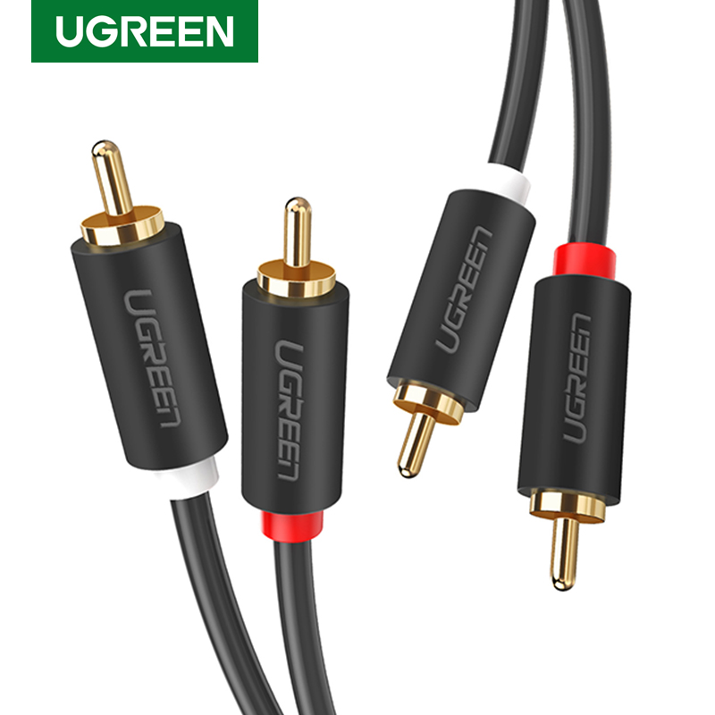 Home Cinema Furniture - UGREEN 2RCA to 2 RCA Male