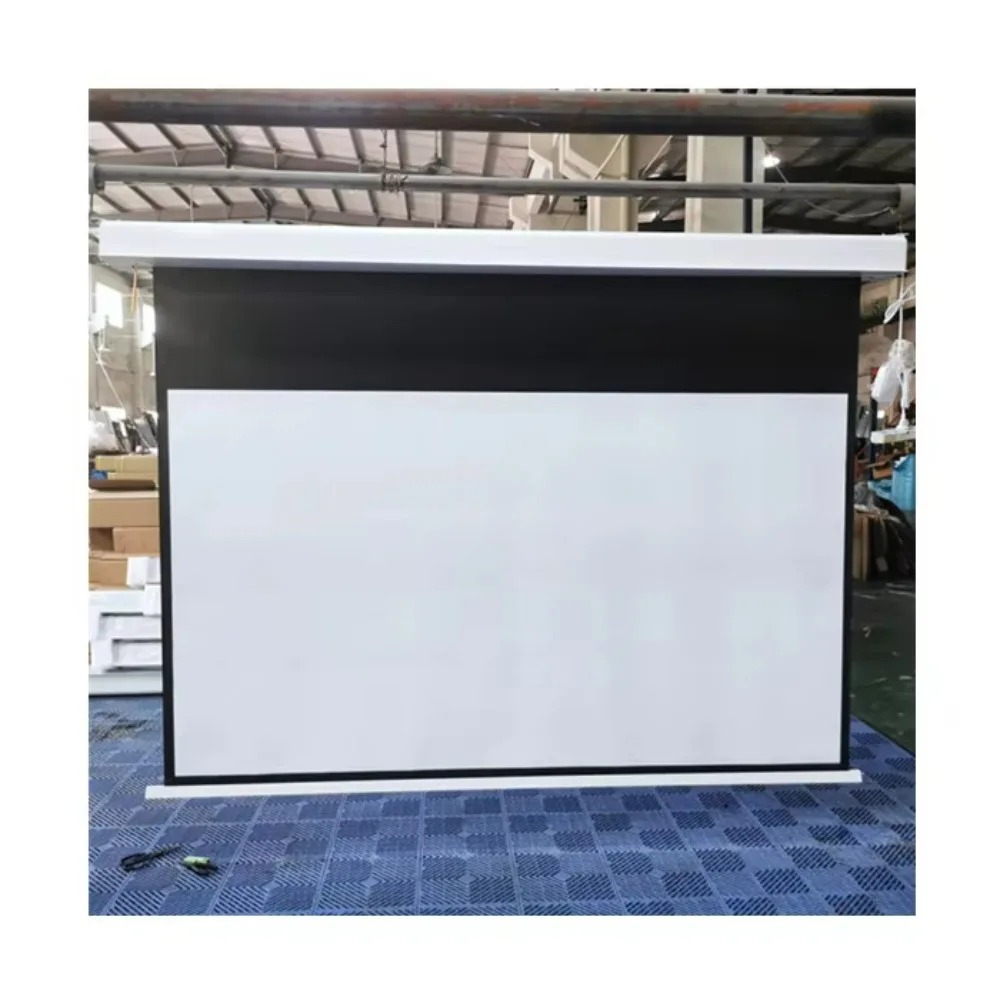Home Cinema Projector Screen - CE Certified Electric Projector Screen 84