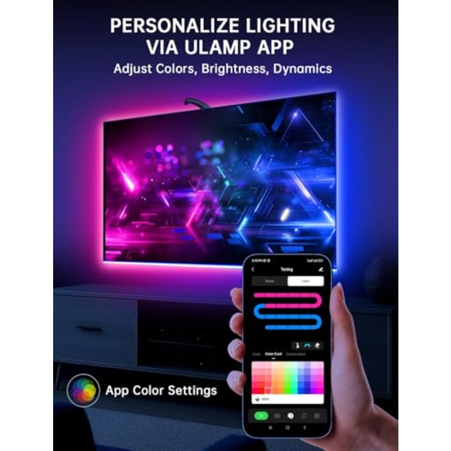 TV LED Backlight with Sensor L - Ambient Light Strip Tv のレビューと価格