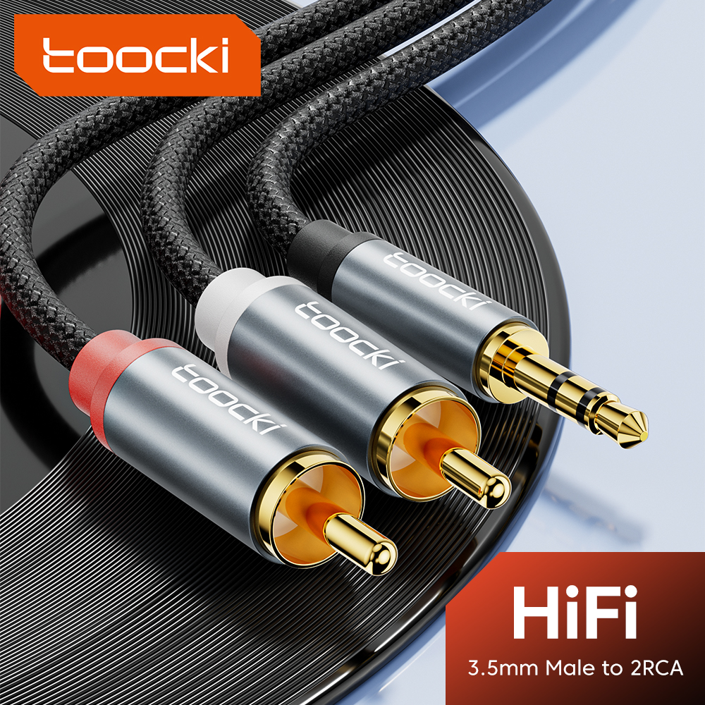 Toocki RCA Cable HiFi Stereo 3 - Home Cinema Furniture のレビューと価格