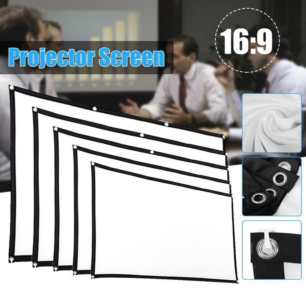 16:9 Ratio Hight-density Porta - Projector Screen 100 Inch のレビューと価格