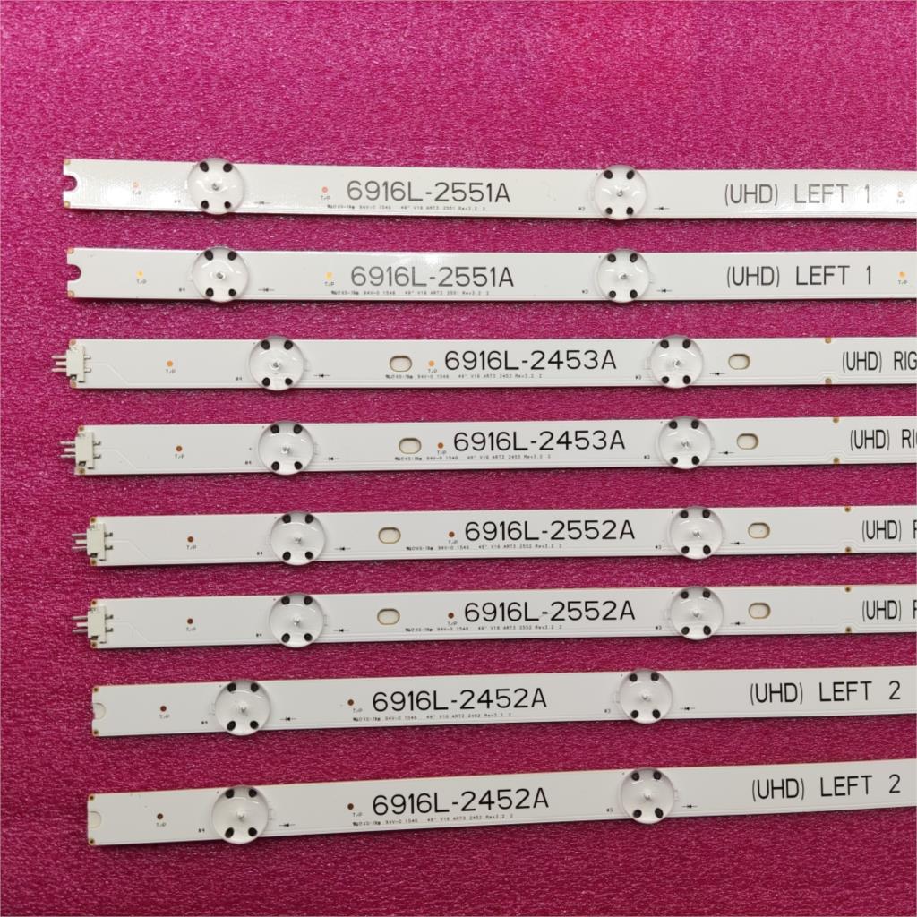 8 PCS/set LED backlight strip  - Ambient Light Strip Tv のレビューと価格