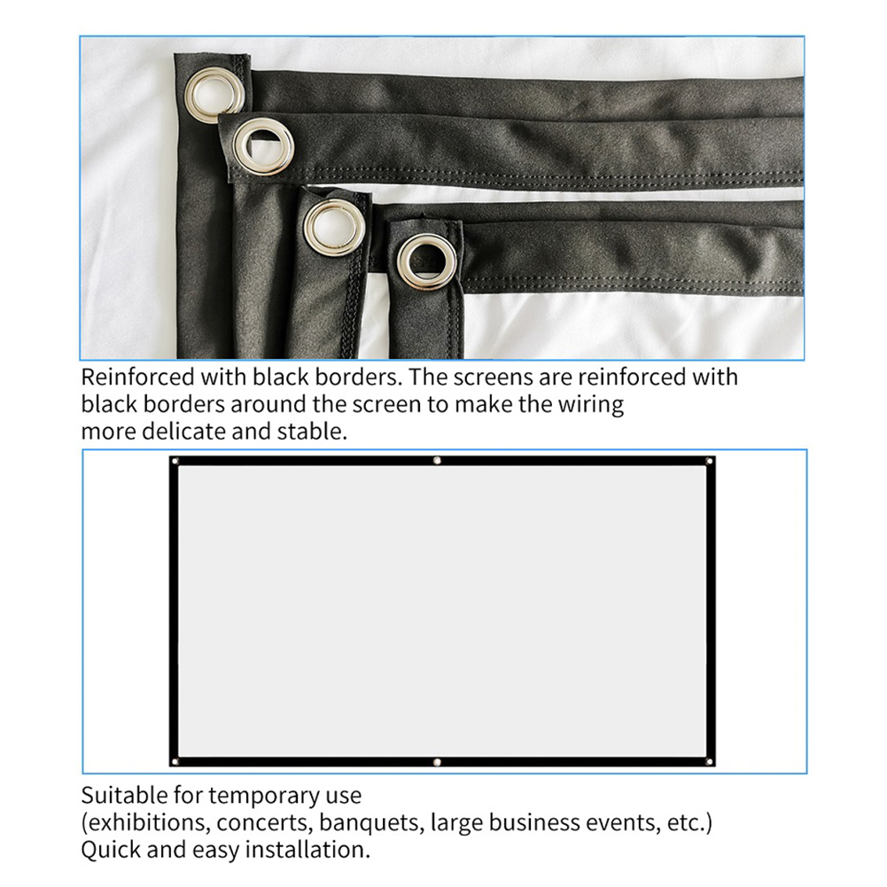 Portable Projector Screen Simp - Projector Screen 100 Inch のレビューと価格