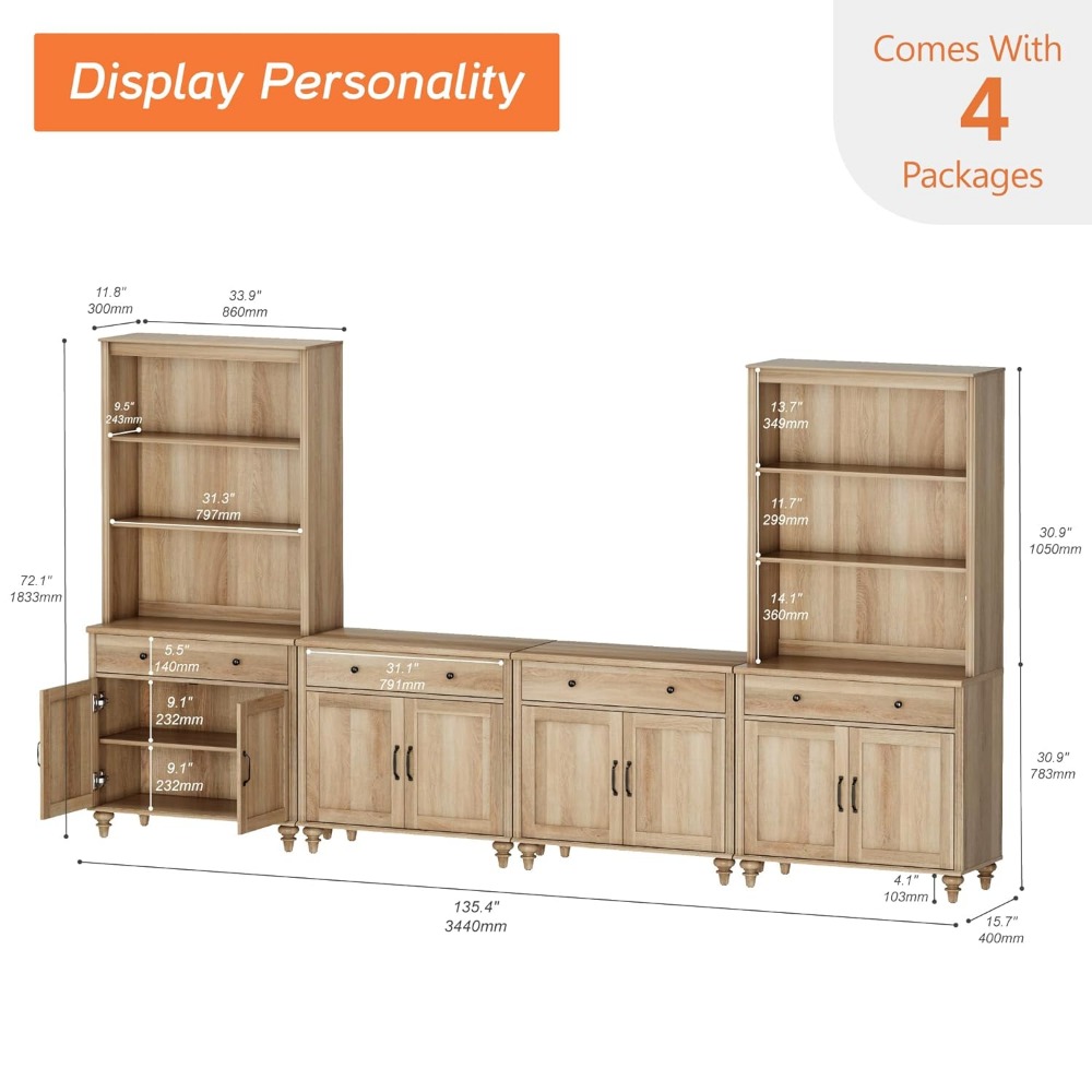 Entertainment Center TV Stand  - Home Cinema Furniture のレビューと価格