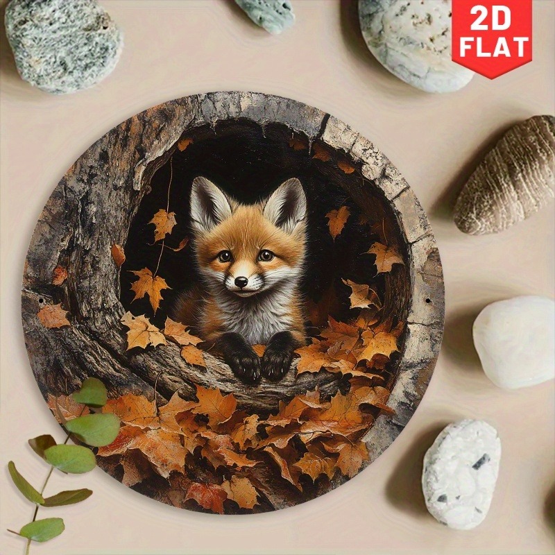 1pc Adorable Fox in Leaves Alu - Home Cinema Classic のレビューと価格
