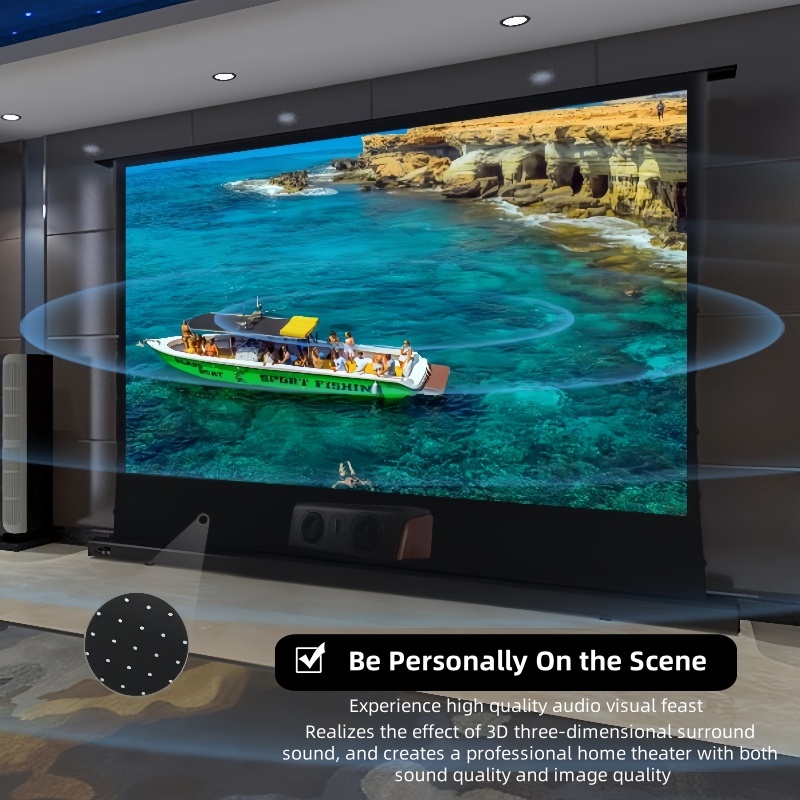 100'' 120'' 150'' 8K High Cont - Home Cinema Projector Screen のレビューと価格