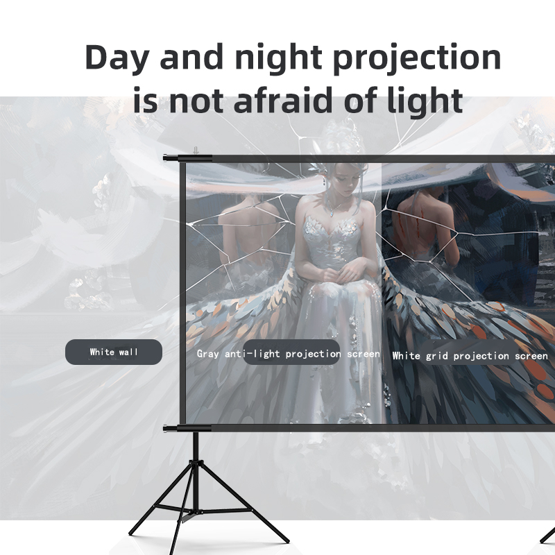 VEIDADZ Projector Screen With  - Projector Screen 100 Inch のレビューと価格