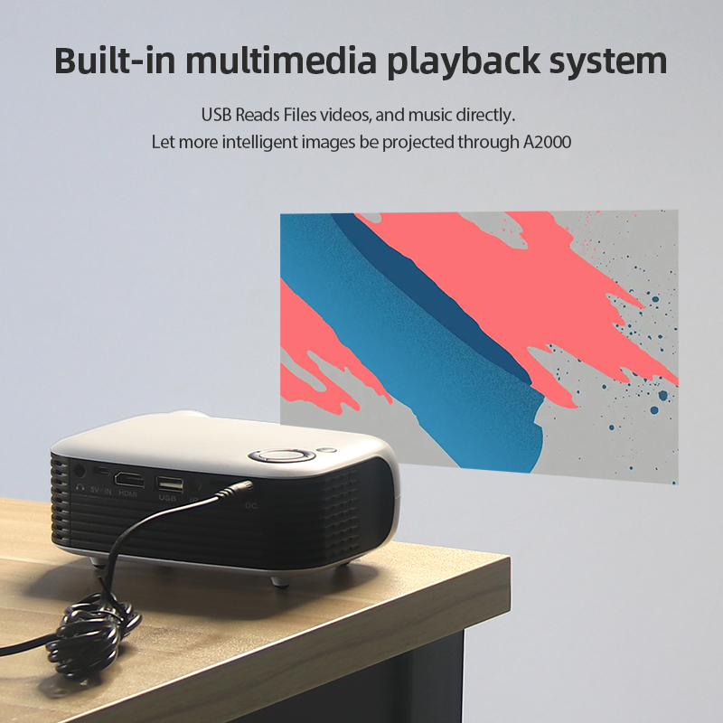 A2000 Mini Projector Portable  - Home Cinema Compact のレビューと価格