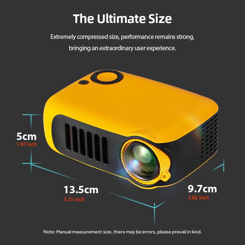 A2000 Mini Projector Portable  - Home Cinema Compact のレビューと価格
