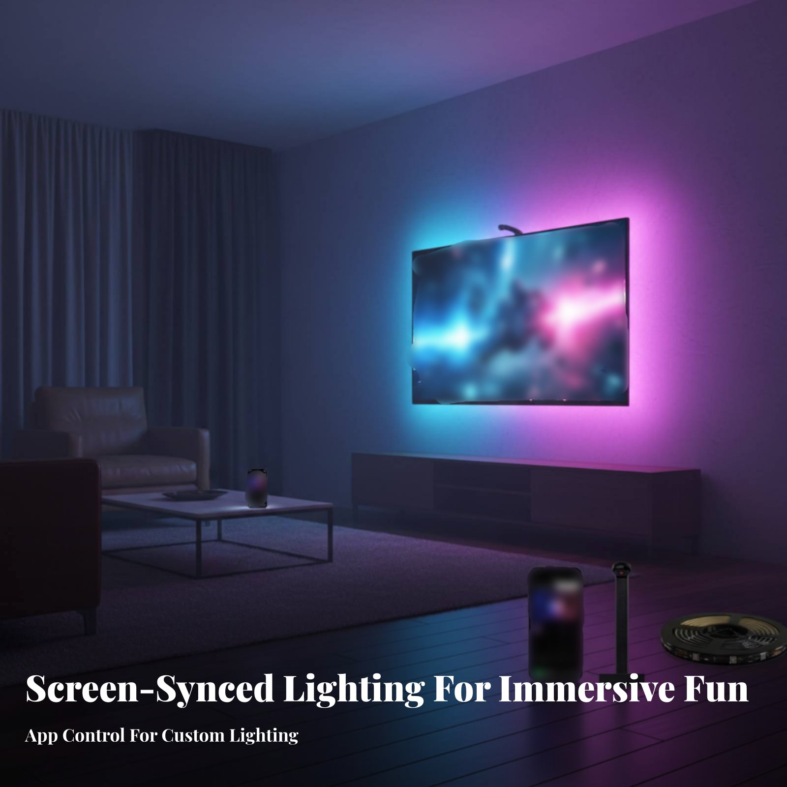 Screen Sync Lighting Strip Str - Ambient Light Strip Tv のレビューと価格