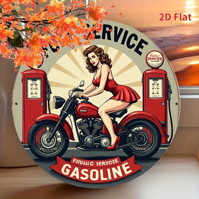Round Metal Tin Sign Wall Deco - Home Cinema Classic のレビューと価格