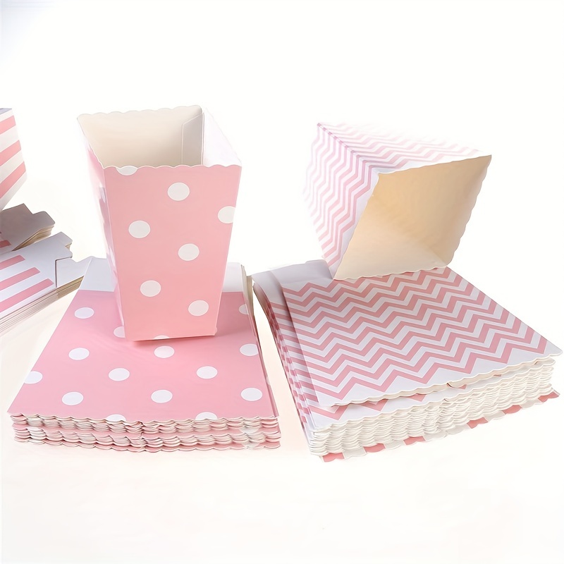 12pcs/pack, Pink Paper Popcorn - Home Cinema Furniture のレビューと価格