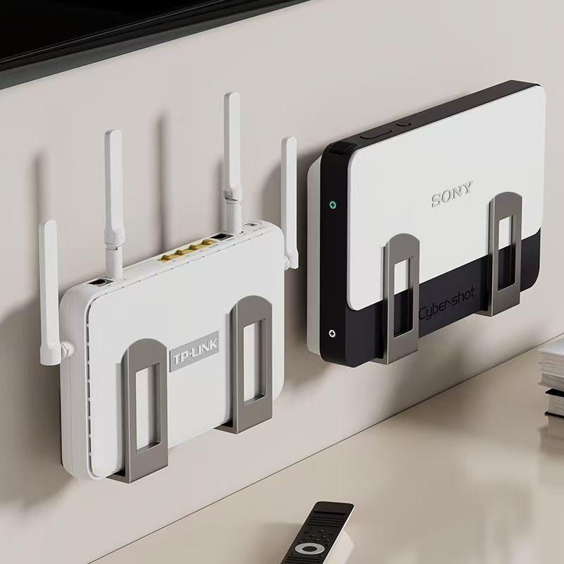 2Pcs Wall-Mounted Router Stora - Home Cinema Furniture のレビューと価格