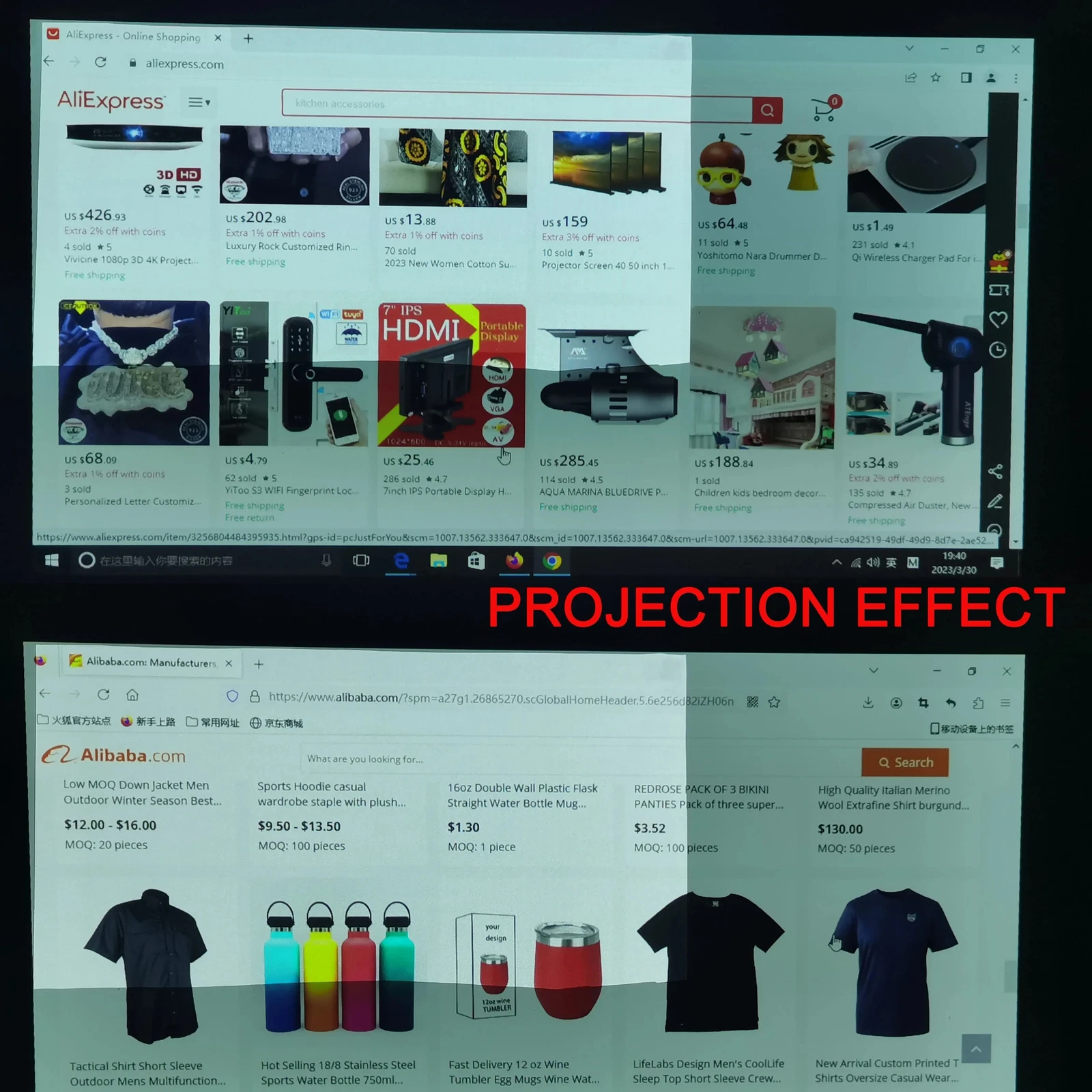 XIAOHUI Anti-light Thick HD Pr - Projector Screen 100 Inch のレビューと価格