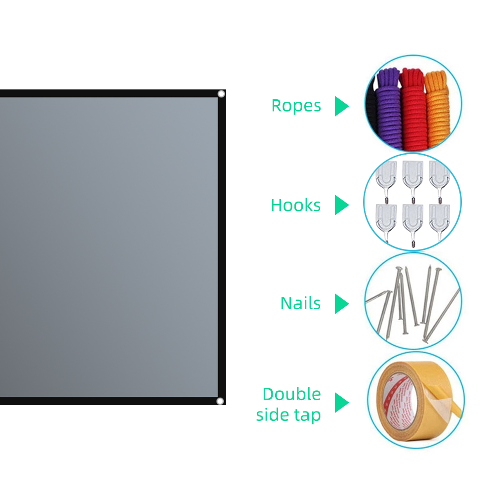 Salange Projector Screen 72 84 - Projector Screen 100 Inch のレビューと価格