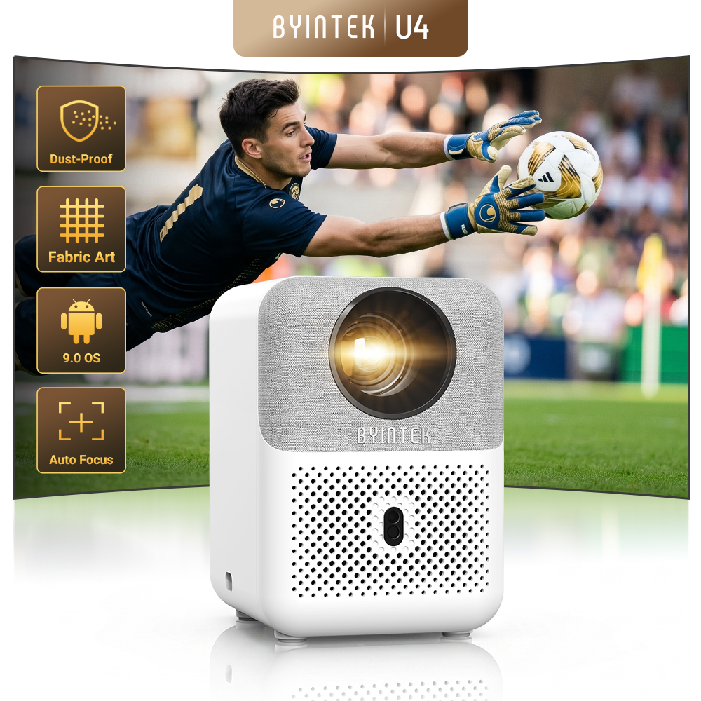 BYINTEK Full HD Mini Projector - Home Cinema Compact のレビューと価格