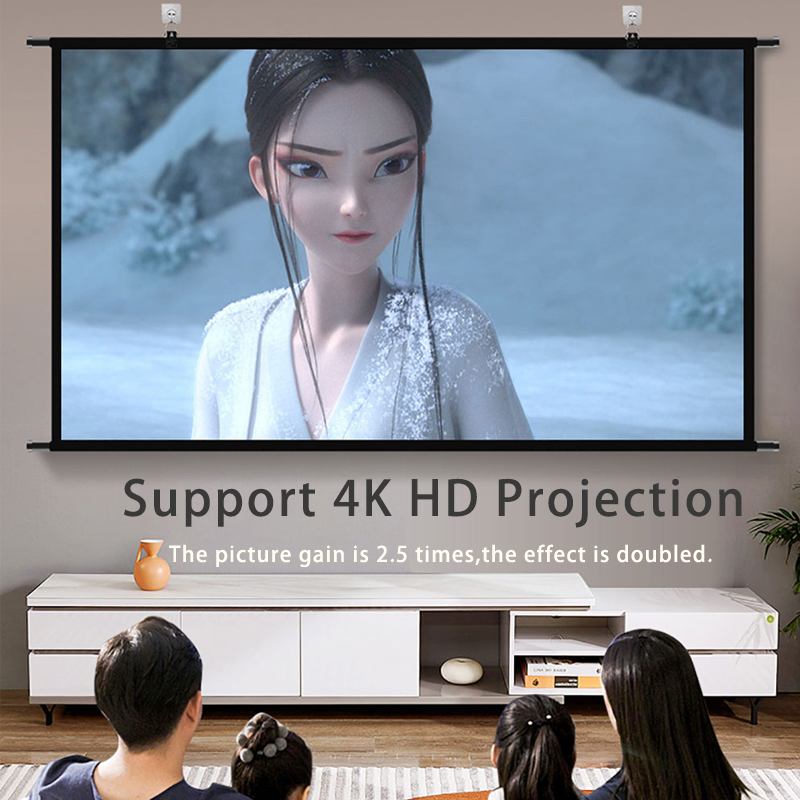 VEIDADZ Projector Screen Wall  - Projector Screen 100 Inch のレビューと価格