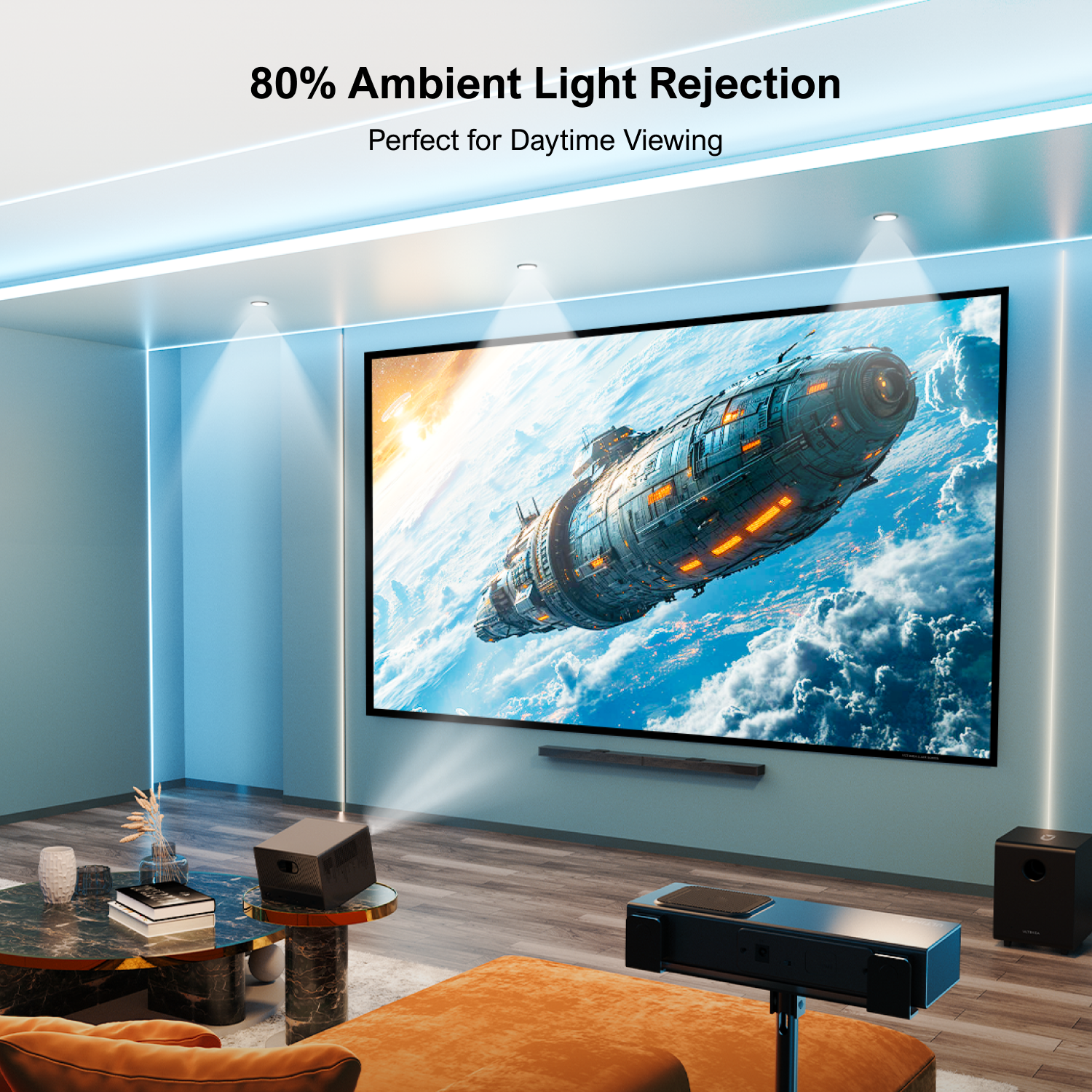 ULTIMEA E-ALR Projector Screen - Projector Screen 100 Inch のレビューと価格