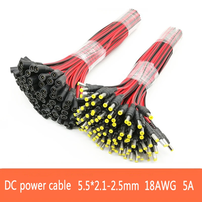 18 AWG Male Female Power DC Co - Ambient Light Strip Tv のレビューと価格