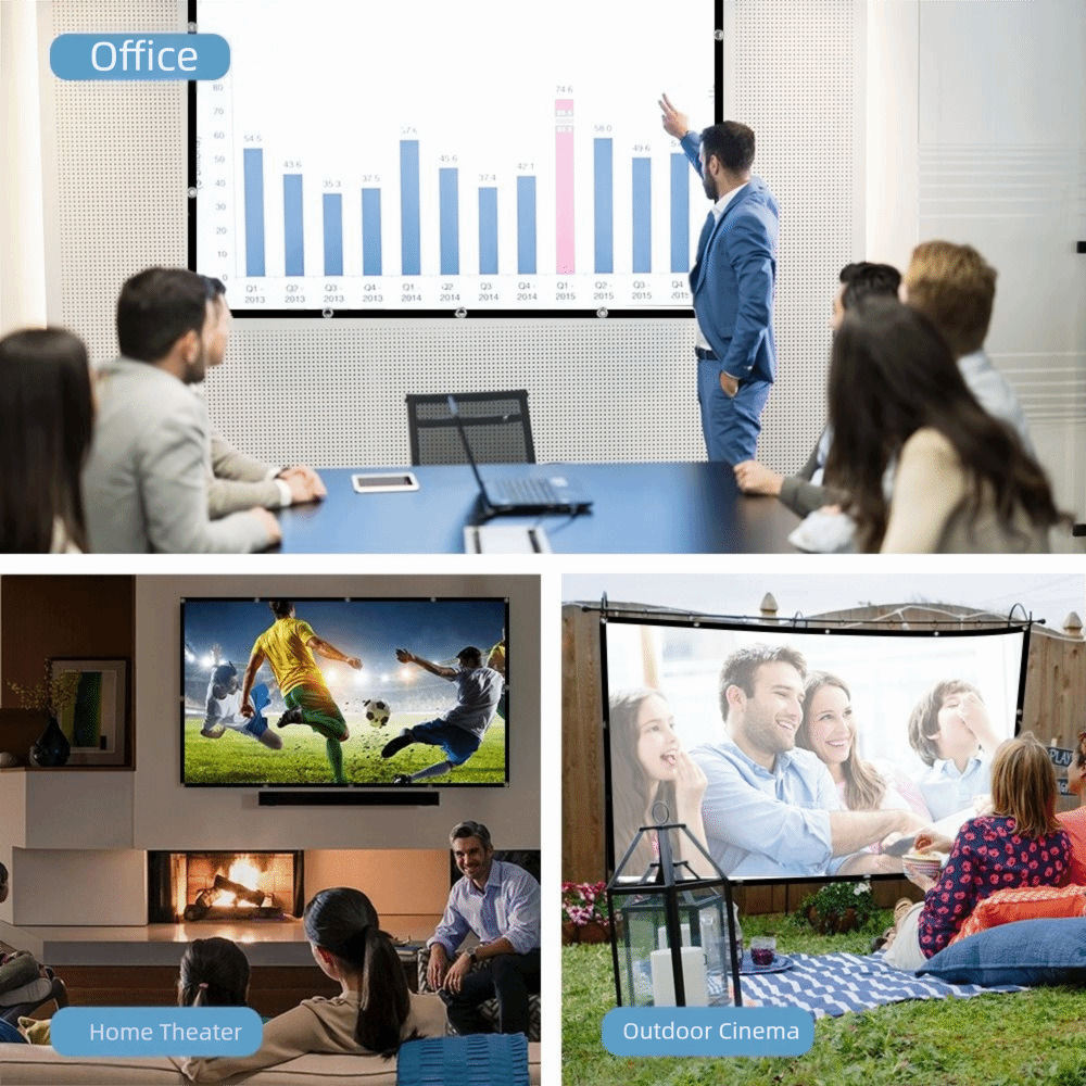 Polyester Projector Screen 16: - Home Cinema Projector Screen のレビューと価格