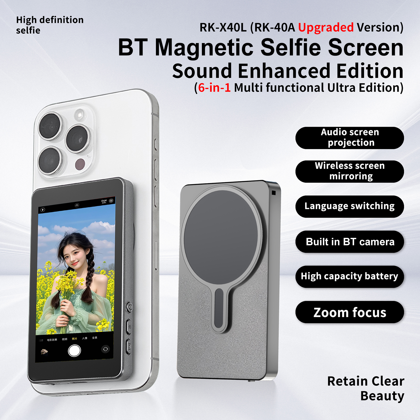 Smartphone Magnetic Monitor Sc - Home Cinema Projector Screen のレビューと価格