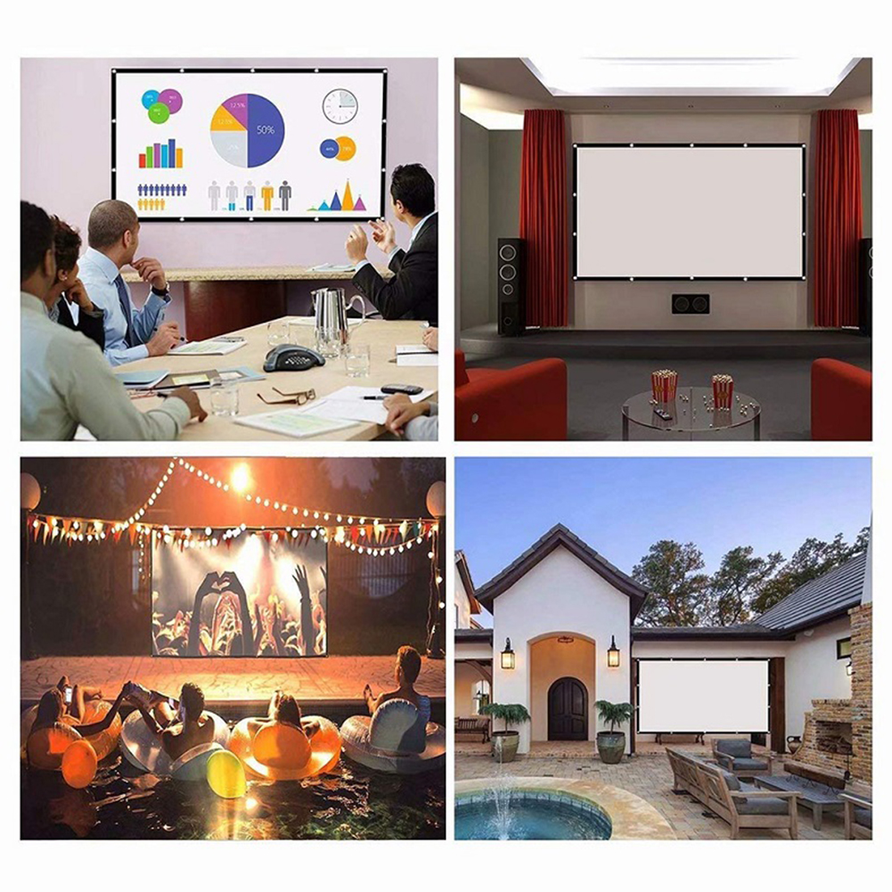 Portable Projector Screen Simp - Home Cinema Projector Screen のレビューと価格