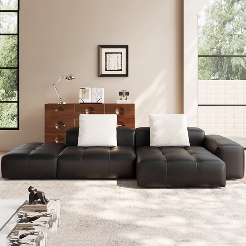 Nordic Leather Compressed Sofa - Home Cinema Furniture のレビューと価格