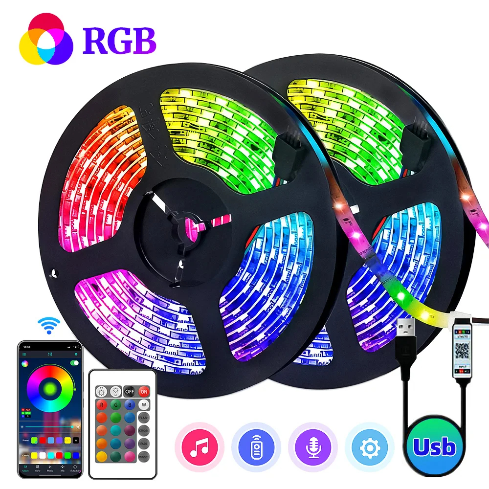 RGB 5050 Bluetooth LED Strip L - Ambient Light Strip Tv のレビューと価格