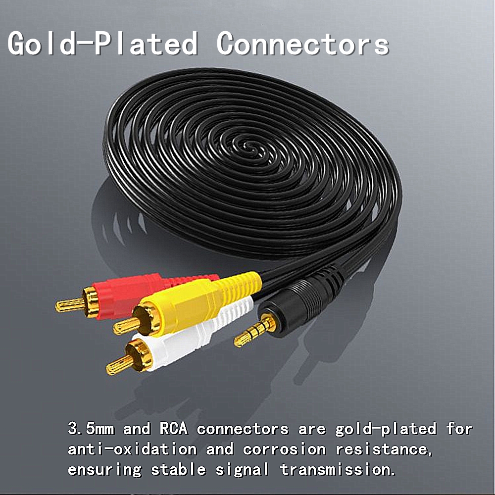 3.5mm to 3 RCA Audio Video Cab - Home Cinema Furniture のレビューと価格