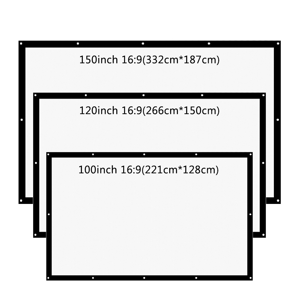 ThundeaL 16:9 100 120 150 Inch - Projector Screen 100 Inch のレビューと価格