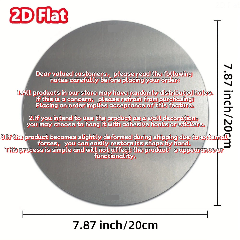 2D 1PC Round Aluminum Metal Si - Home Cinema Classic のレビューと価格