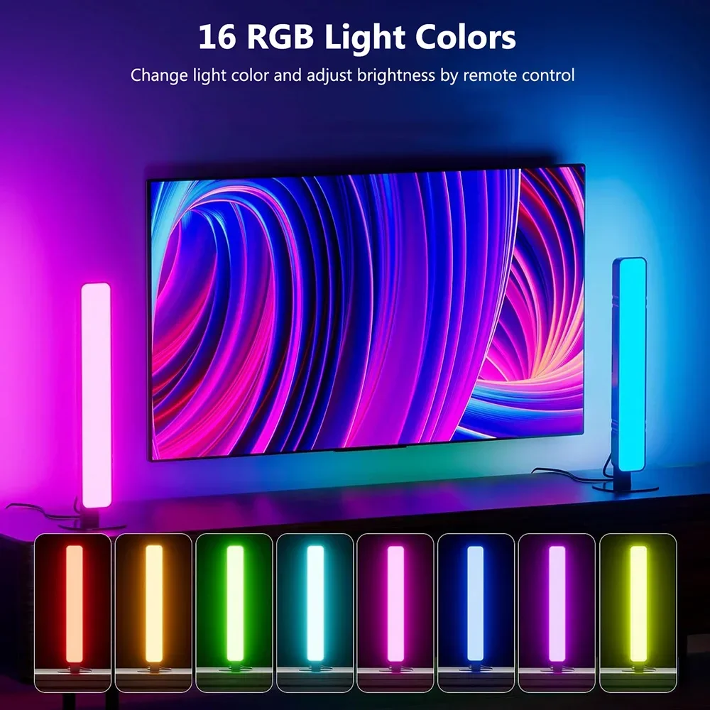 USB LED Light Bars RGB 16 Colo - Ambient Light Strip Tv のレビューと価格