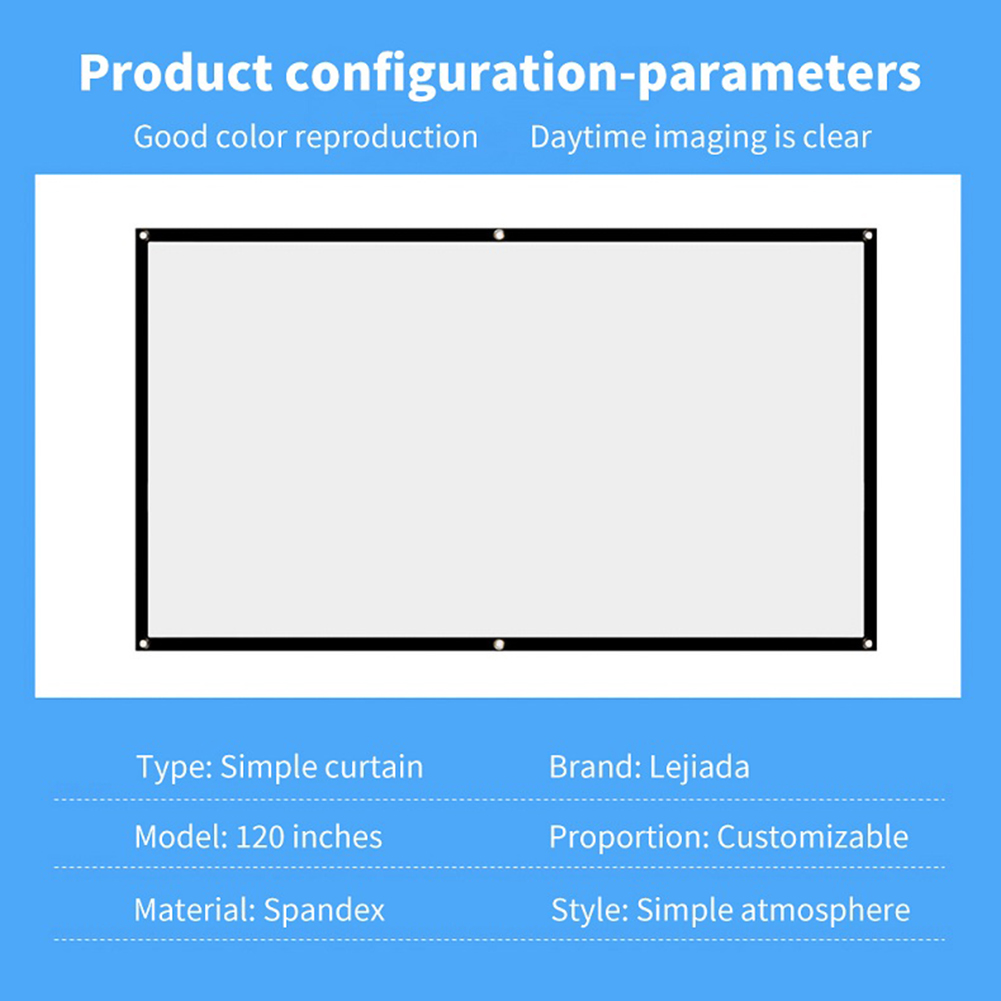 Portable Folding Projector Scr - Projector Screen 100 Inch のレビューと価格