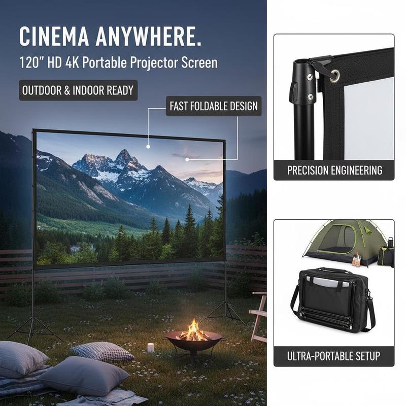 Projector Screen with Stand, 1 - Home Cinema Projector Screen のレビューと価格