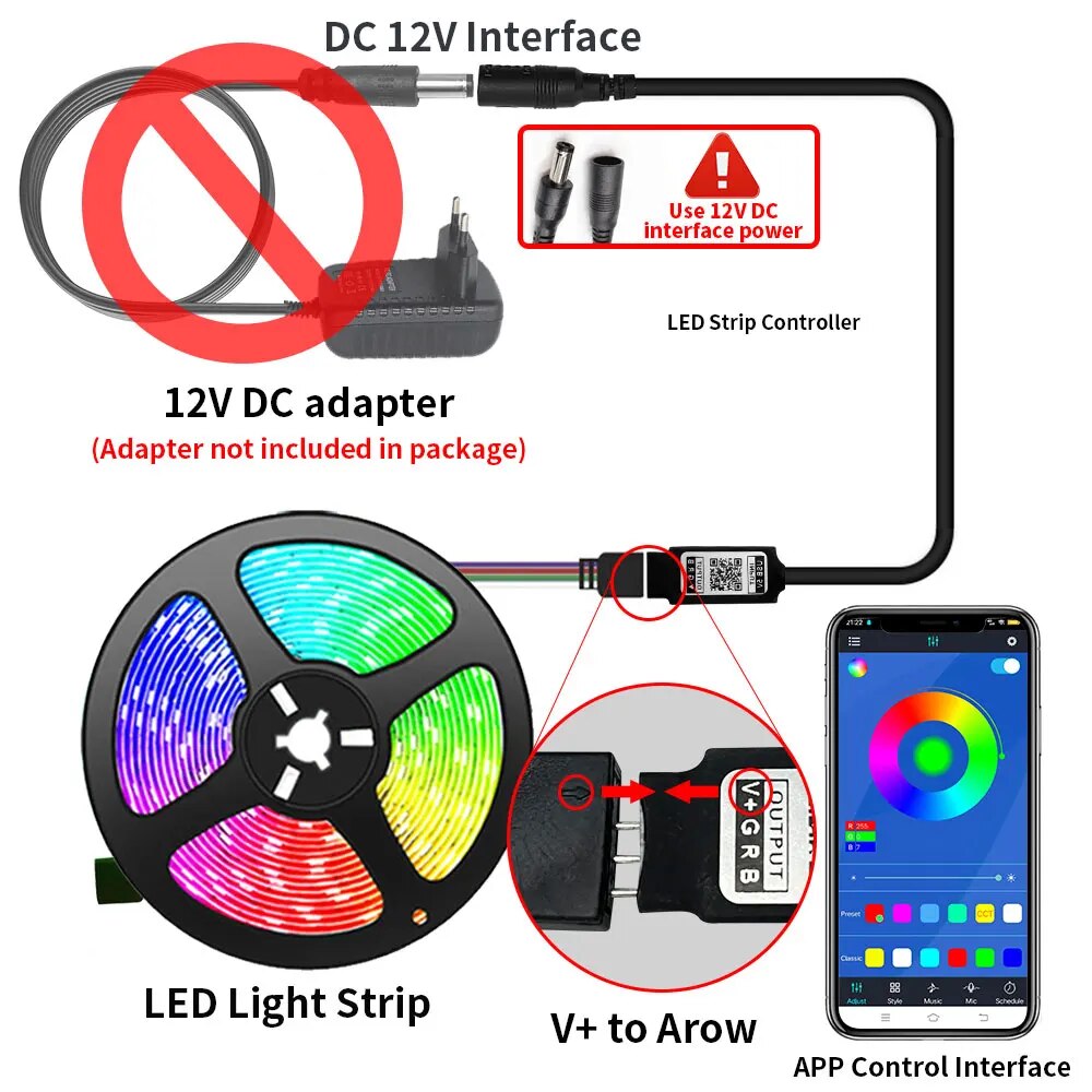 Tuya Smart Life LED Light Stri - Ambient Light Strip Tv のレビューと価格