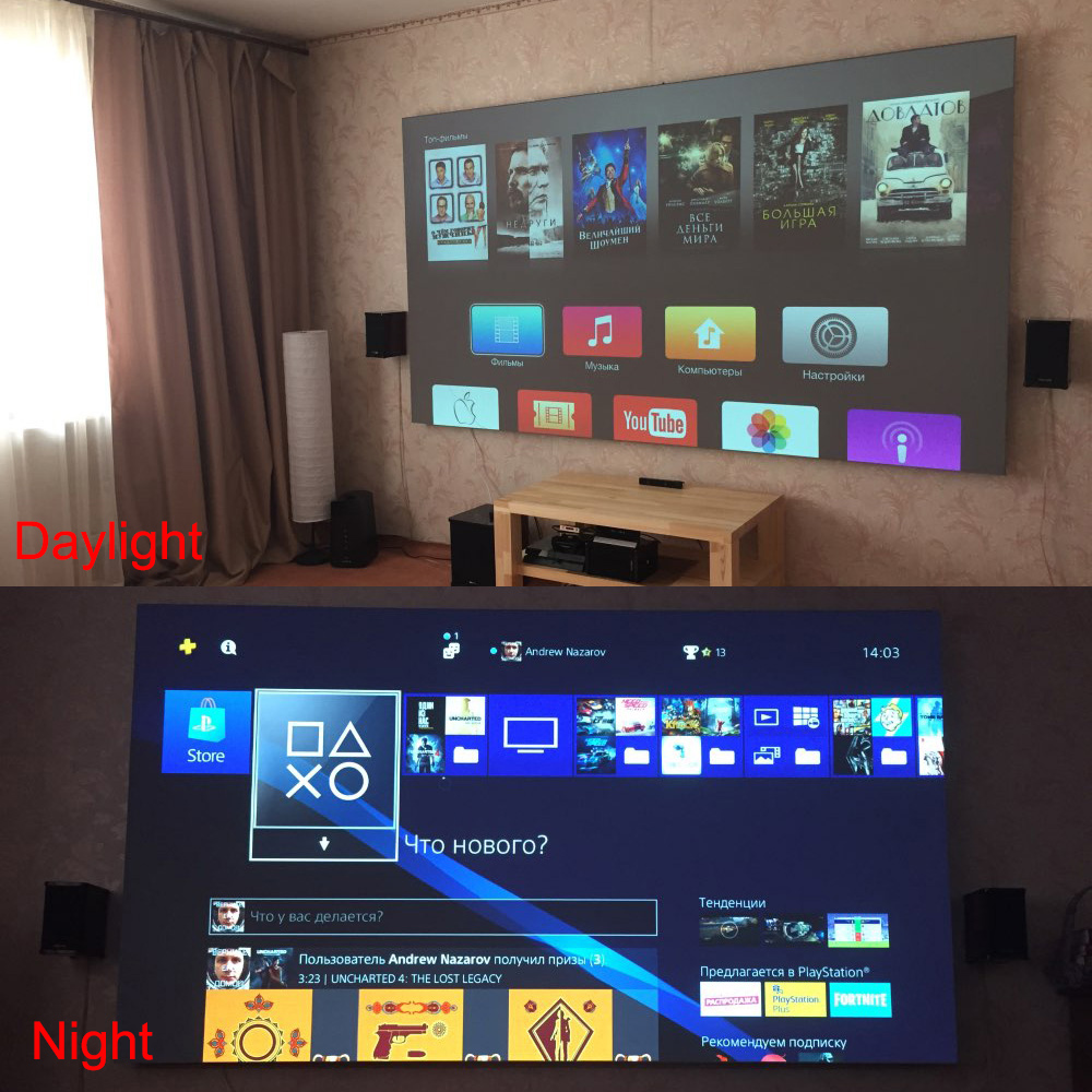 Salange Projector Screen,60 10 - Projector Screen 100 Inch のレビューと価格