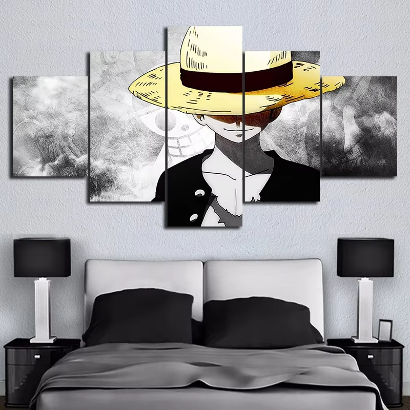 5 Piece HD Wall Art Anime Post - Home Cinema Classic のレビューと価格